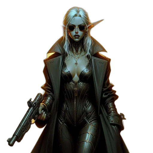 staff, weapon, concept art, fantasy art, comic book art, cyberpunk, dark, blue transparent PNG cut-out