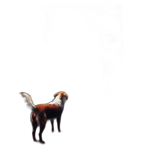 animal, creature, hair, dragon, concept art, pixel art, 3d render, watercolor transparent PNG cut-out