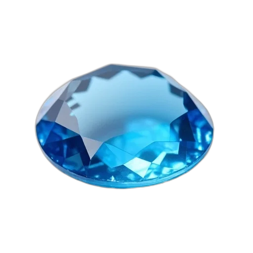 jewelry, crown, hat, 3d render, photorealistic, blue, gemstone, smooth transparent PNG cut-out