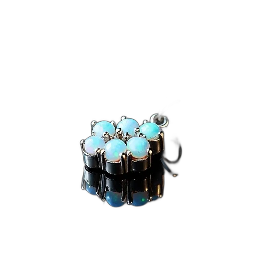 jewelry, crown, staff, bottle, 3d render, blue, dark, silver transparent PNG cut-out