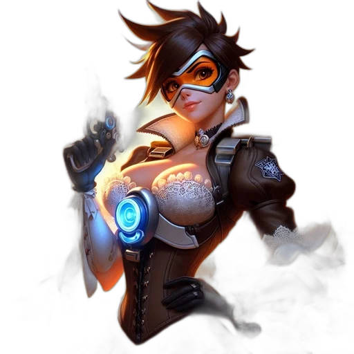 robot, weapon, staff, mask, concept art, fantasy art, cyberpunk, comic book art transparent PNG cut-out