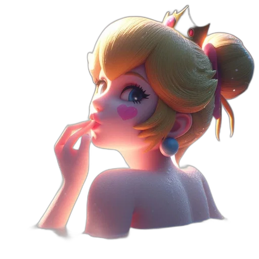 crown, face, staff, mask, concept art, 3d render, fantasy art, anime transparent PNG cut-out