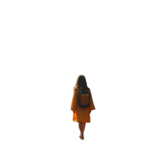 dress, jacket, umbrella, robot transparent PNG cut-out