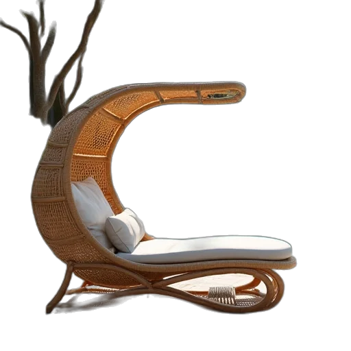 furniture, 3d render, concept art, photorealistic transparent PNG cut-out