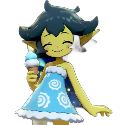 staff, dress, creature, concept art, 3d render, pixel art, fantasy art, underwater transparent PNG cut-out