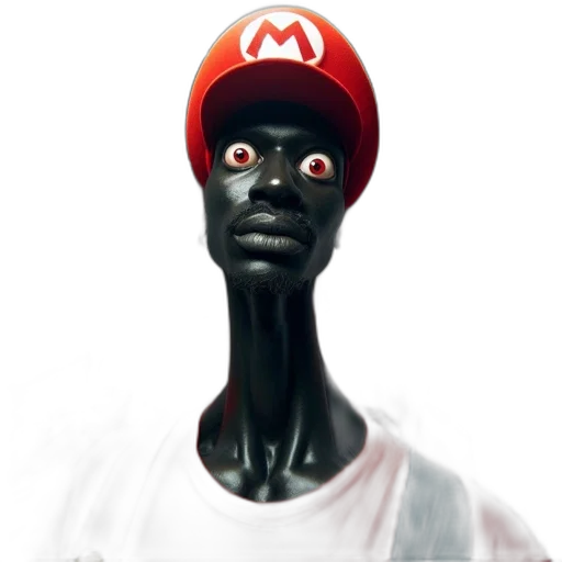 hat, face, mask, creature, concept art, pixel art, fantasy art, photorealistic transparent PNG cut-out