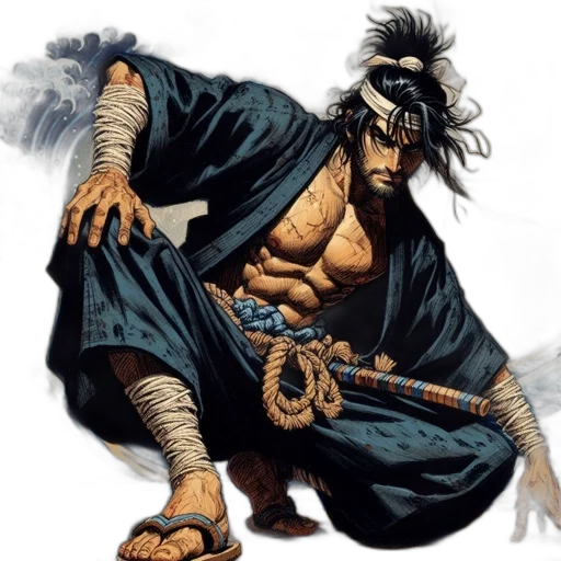 staff, concept art, comic book art, fantasy art, photorealistic, muscular, warrior, dressed transparent PNG cut-out
