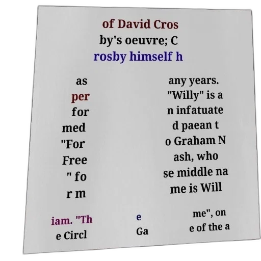 crown, poster, text, about, david, crosby, oeuvre, mentioning transparent PNG cut-out