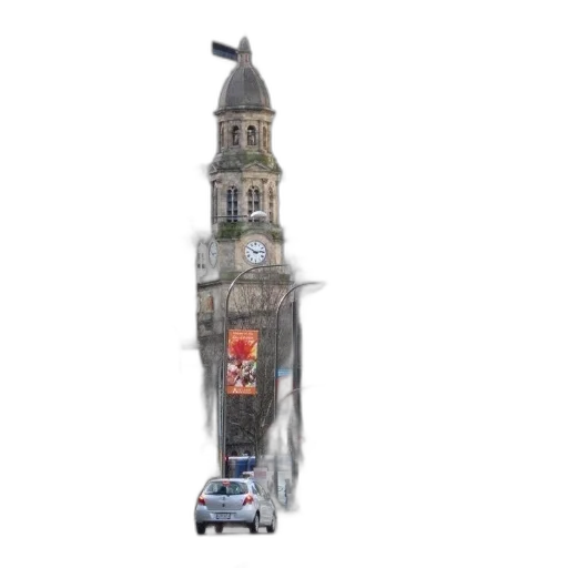 building, car, 3d render, concept art, photorealistic, bustling, city, street transparent PNG cut-out