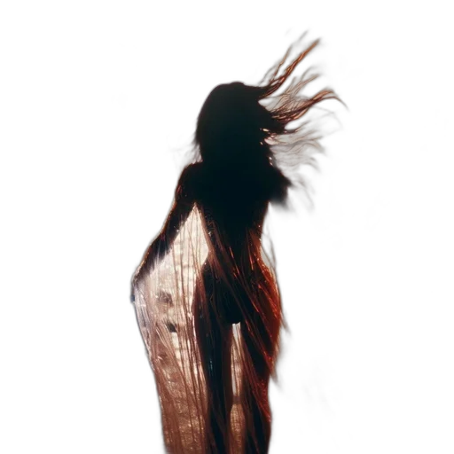hair, dress, creature, staff, concept art, 3d render, photorealistic, fantasy art transparent PNG cut-out