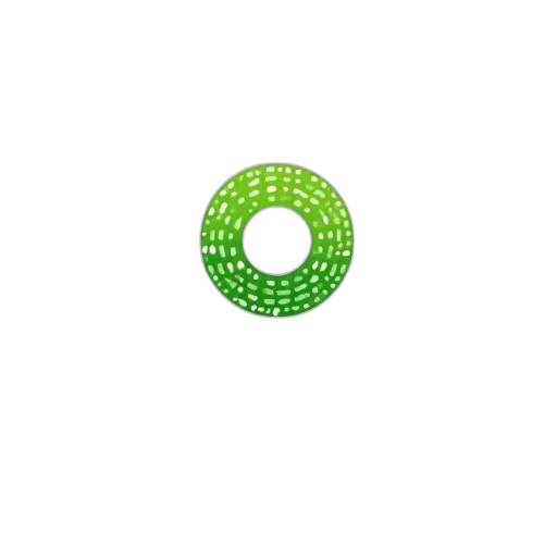 jewelry, staff, food, hair, 3d render, pixel art, green, first transparent PNG cut-out