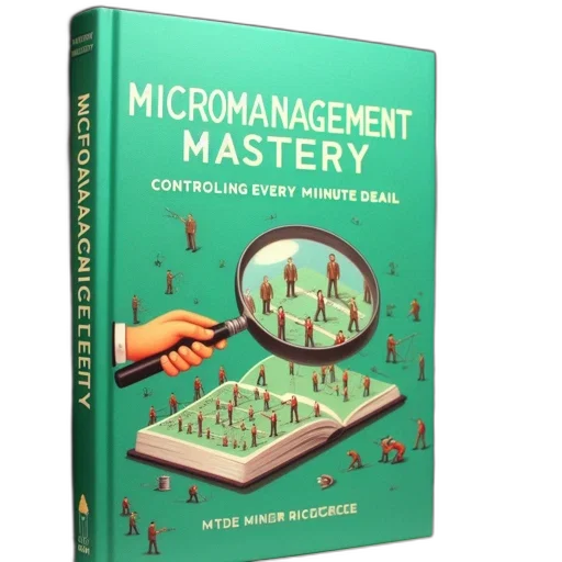 image, displays, book, called, micromanagement, mastery, featuring, small transparent PNG cut-out