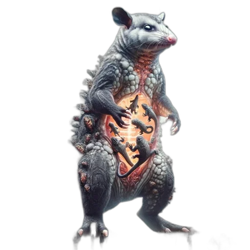 dragon, creature, animal, staff, concept art, 3d render, fantasy art, photorealistic transparent PNG cut-out