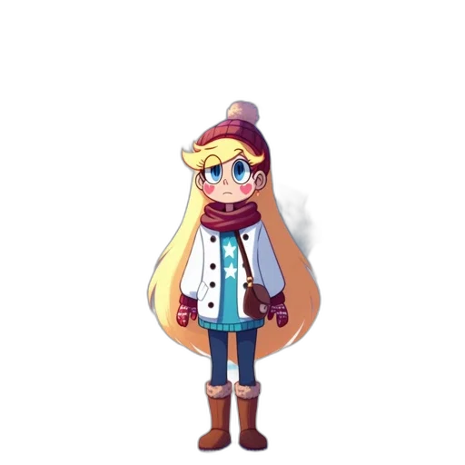 staff, jacket, hat, dress, pixel art, 3d render, concept art, cartoon transparent PNG cut-out