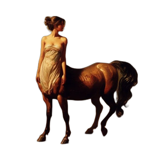 dress, animal, creature, hair, oil painting, concept art, photorealistic, fantasy art transparent PNG cut-out