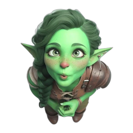 staff, face, dragon, fantasy art, concept art, 3d render, pixel art, green transparent PNG cut-out