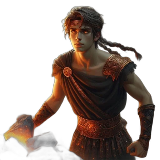 sword, staff, weapon, fantasy art, concept art, photorealistic, comic book art, fire transparent PNG cut-out