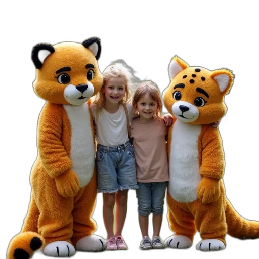 animal, staff, creature, furniture, 3d render, children, posing, wild transparent PNG cut-out