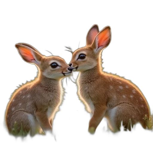 animal, photorealistic, concept art, 3d render transparent PNG cut-out