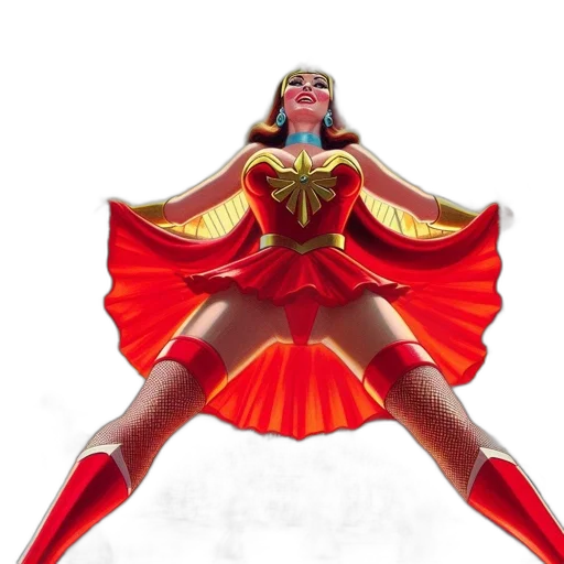 concept art, 3d render, comic book art, image, vibrant, festive, setting, superhero transparent PNG cut-out