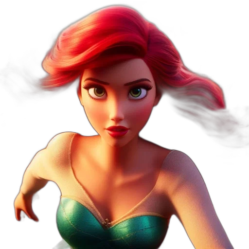 dress, concept art, 3d render, fantasy art, photorealistic, underwater, fire, red transparent PNG cut-out