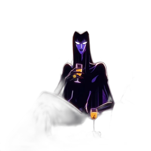 mask, robot, dress, staff, concept art, fantasy art, pixel art, 3d render transparent PNG cut-out
