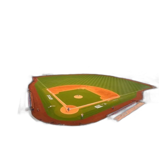 3d render, wrigley, field, home transparent PNG cut-out