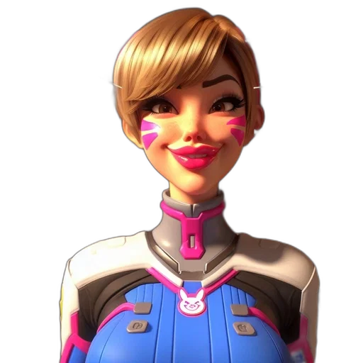 face, robot, staff, concept art, 3d render, cartoon, vaporwave, neon transparent PNG cut-out