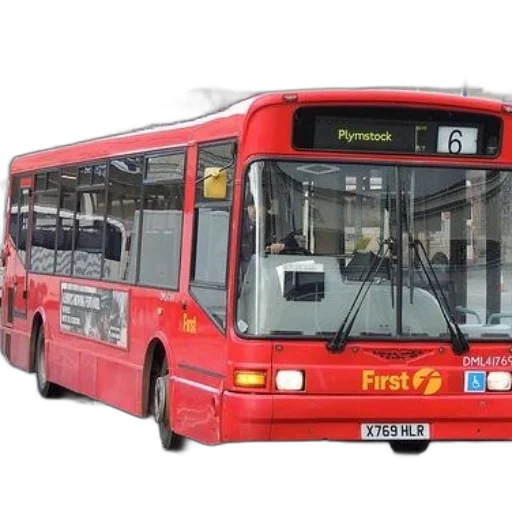 staff, photorealistic, 3d render, concept art, red, bus, route, number transparent PNG cut-out