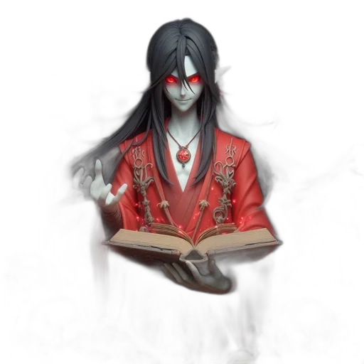 mask, staff, face, jacket, fantasy art, concept art, comic book art, anime transparent PNG cut-out