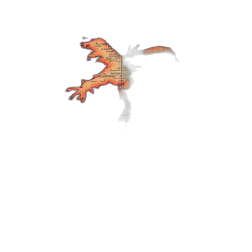 dragon, creature, animal, staff transparent PNG cut-out