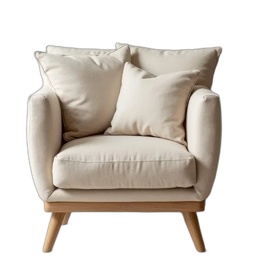 furniture, 3d render, photorealistic, earth tones transparent PNG cut-out