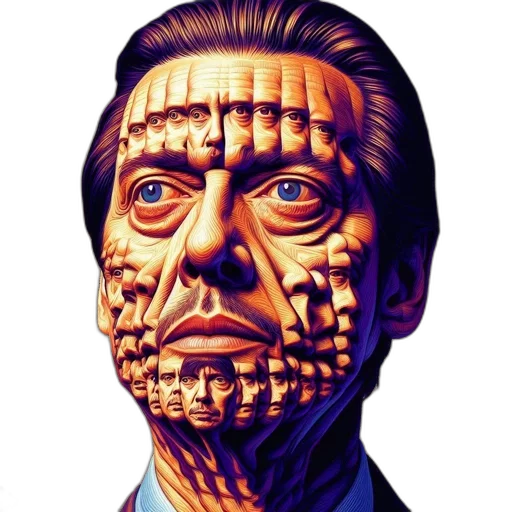 face, mask, robot, comic book art, pixel art, photorealistic, concept art, surrealistic transparent PNG cut-out