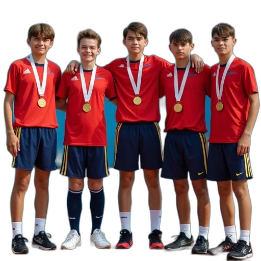 under, boys, teams, won transparent PNG cut-out