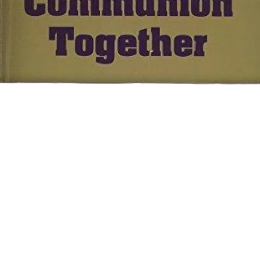 book, cover, title, communion, together, featuring, black, white transparent PNG cut-out