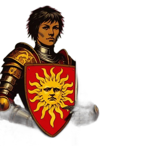 sword, crown, staff, fantasy art, pixel art, concept art, stylized, warrior transparent PNG cut-out