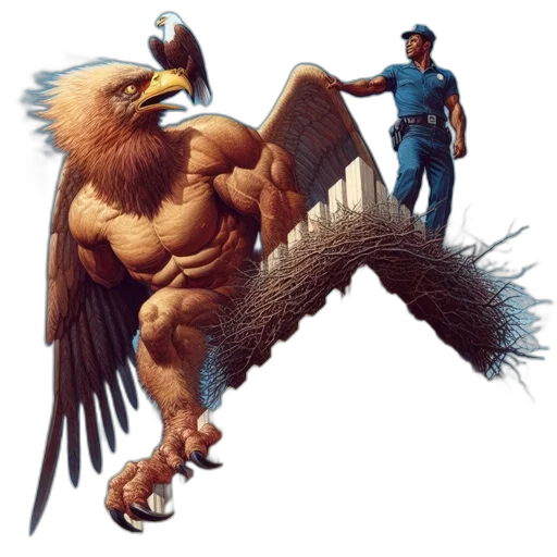 animal, weapon, staff, dragon, concept art, fantasy art, comic book art, photorealistic transparent PNG cut-out