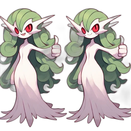 creature, concept art, pixel art, fantasy art, 3d render, green, pastel, monochrome transparent PNG cut-out