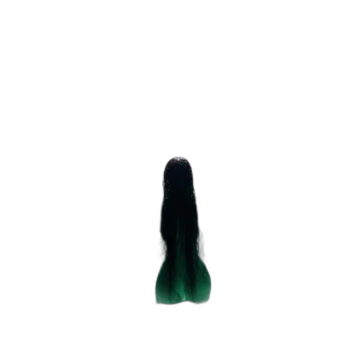 bottle, hair, staff, weapon, 3d render, pixel art, outer space, green transparent PNG cut-out