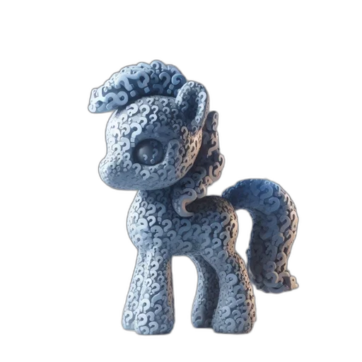 dragon, staff, animal, 3d render, blue, animated, gray, pony transparent PNG cut-out