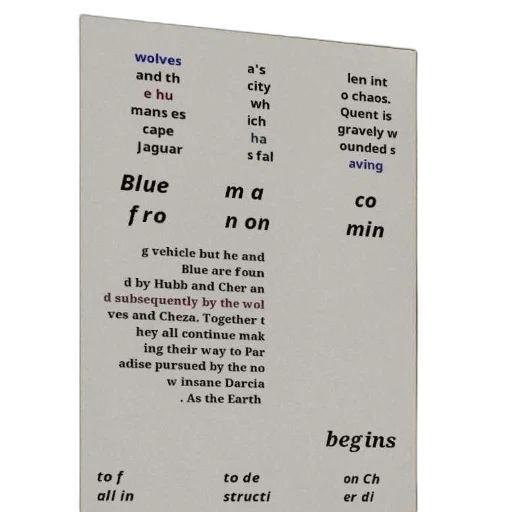 blue, poster, text, about, wolves, humans, city, falling transparent PNG cut-out