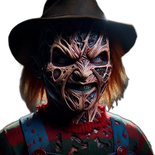 mask, face, creature, hat, concept art, menacing, figure, maze-like transparent PNG cut-out