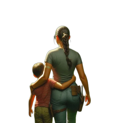 mask, robot, weapon, concept art, comic book art, fantasy art, cyberpunk, fog transparent PNG cut-out