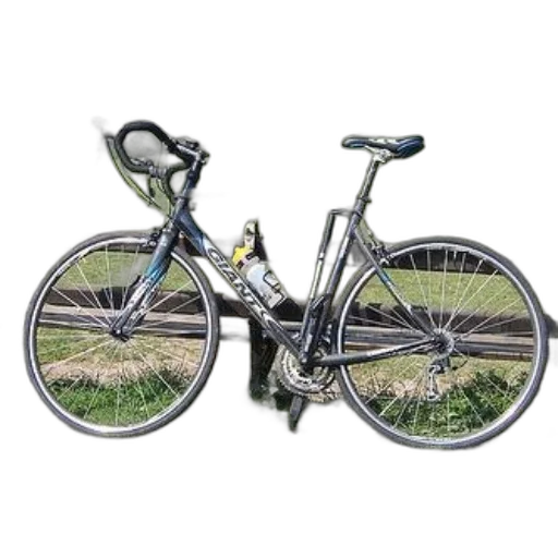 weapon, photorealistic, 3d render, concept art, black, blue, road, bike transparent PNG cut-out
