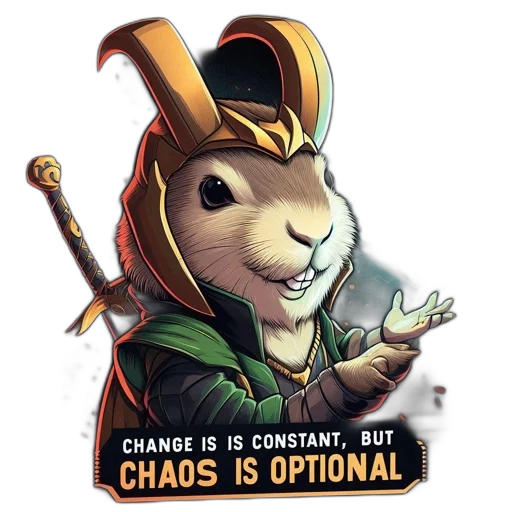 concept art, comic book art, fantasy art, pixel art, anthropomorphic, rabbit, wears, horned transparent PNG cut-out