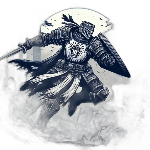 sword, weapon, staff, mask, fantasy art, concept art, watercolor, comic book art transparent PNG cut-out