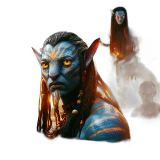 creature, dragon, staff, face, fantasy art, concept art, photorealistic, pixel art transparent PNG cut-out