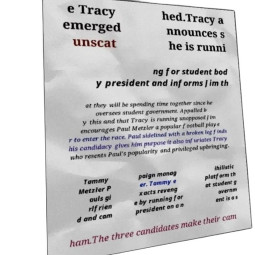 poster, movie, social, network, featuring, character, named, tracy transparent PNG cut-out
