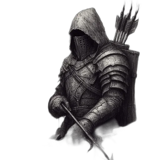 sword, mask, staff, weapon, fantasy art, concept art, pixel art, comic book art transparent PNG cut-out