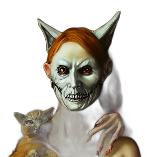 creature, mask, fantasy art, concept art transparent PNG cut-out